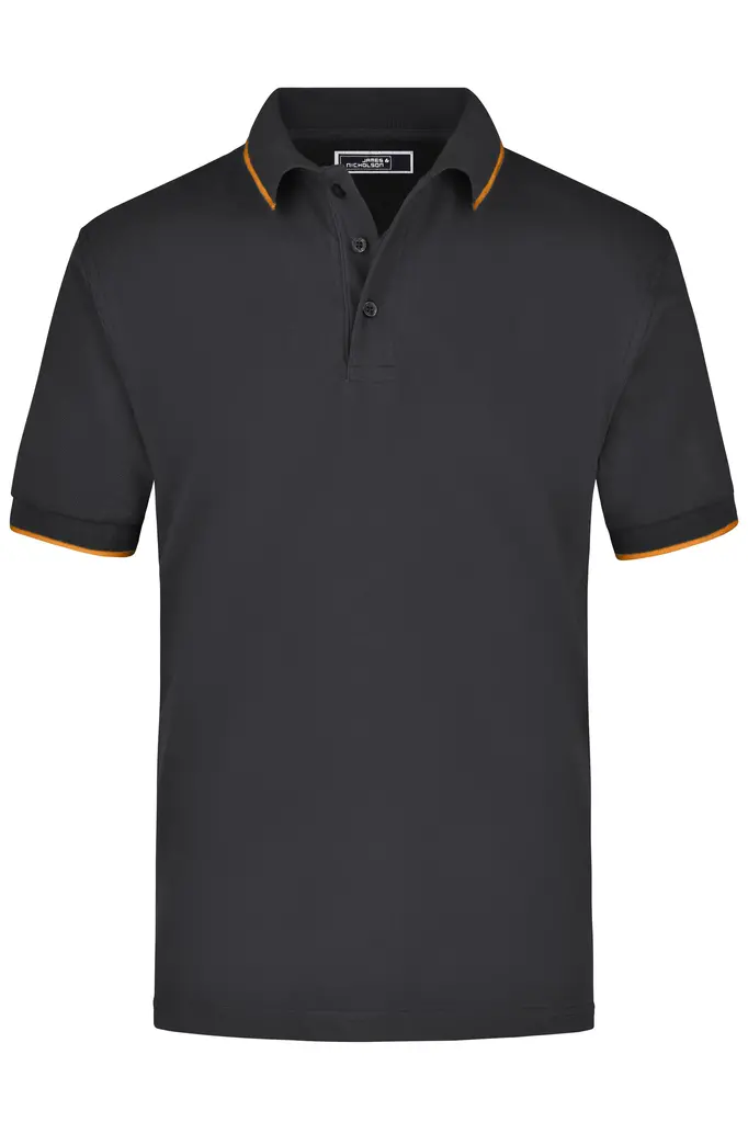 Polo majica JN034 black/orange S-0
