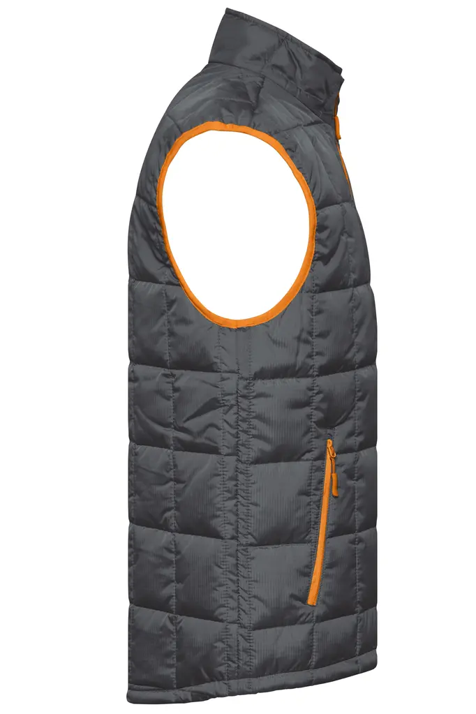 Muški prsluk JN1037 carbon/orange L-2