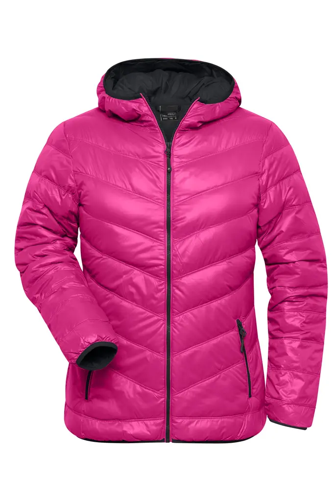 Ženska pernata jakna JN1059 magenta/graphite XL-0