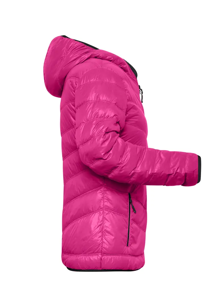 Ženska pernata jakna JN1059 magenta/graphite XL-2