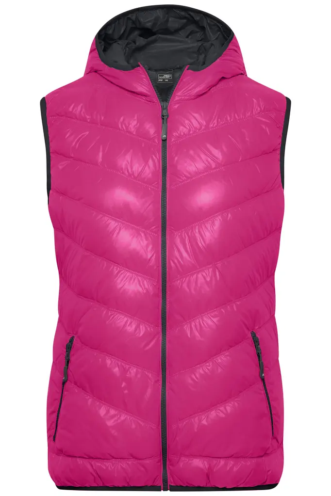 Ženski pernati prsluk JN1061 magenta/graphite S-0 Ženski pernati prsluk JN1061 magenta/graphite S-0