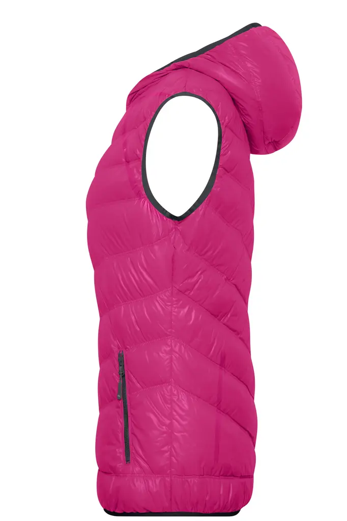 Ženski pernati prsluk JN1061 magenta/graphite S-1 Ženski pernati prsluk JN1061 magenta/graphite S-1