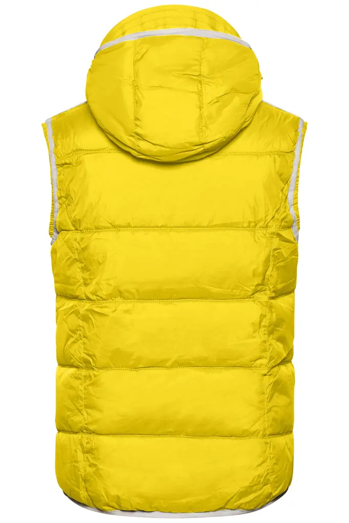 Muški prsluk JN1076 sun-yellow/white S-7