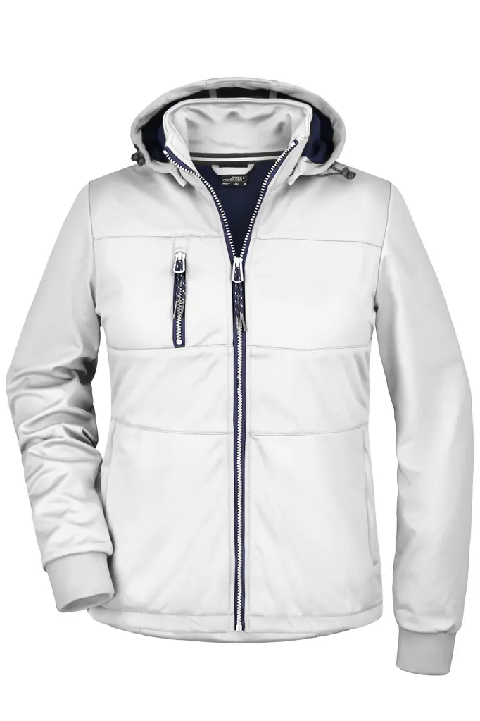 Ženska jakna JN1077 white/white/navy S-0