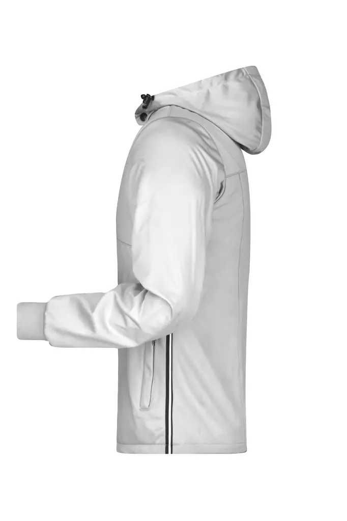 Muška softshell jakna JN1078 white/white/navy S-1