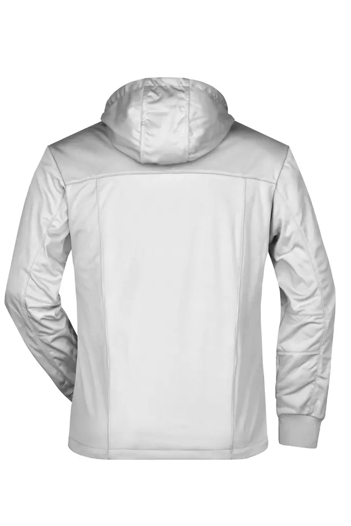 Muška softshell jakna JN1078 white/white/navy S-3