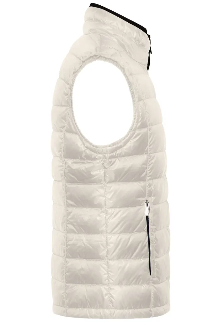 Muški pernati prsluk JN1080 off-white/black S-2 Muški pernati prsluk JN1080 off-white/black S-2