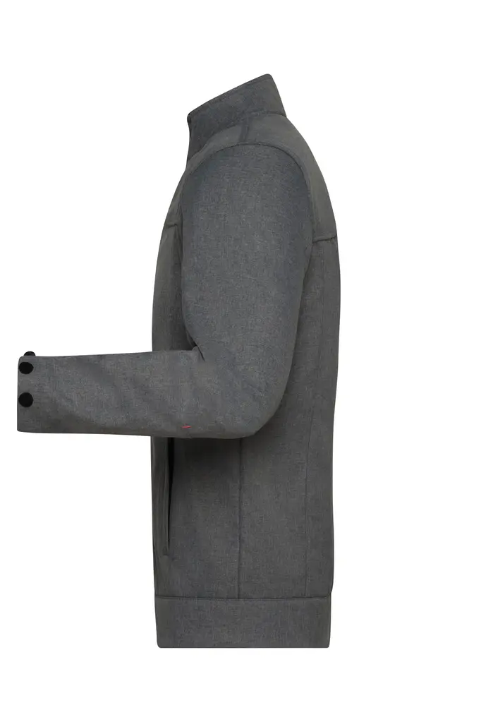 Muška softshell jakna JN1088 dark-melange S-1