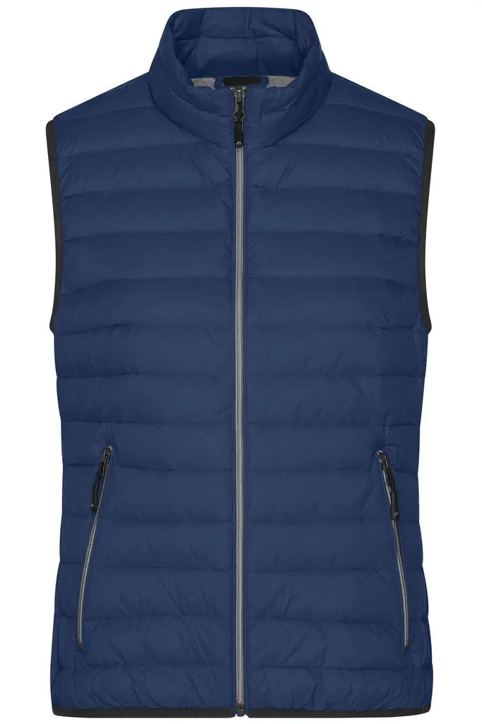 Ženski pernati prsluk JN1137 indigo-blue/silver S-0