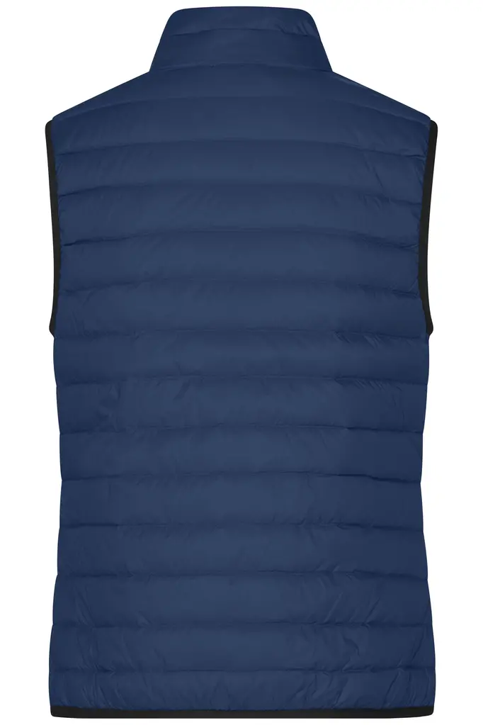Ženski pernati prsluk JN1137 indigo-blue/silver S-3