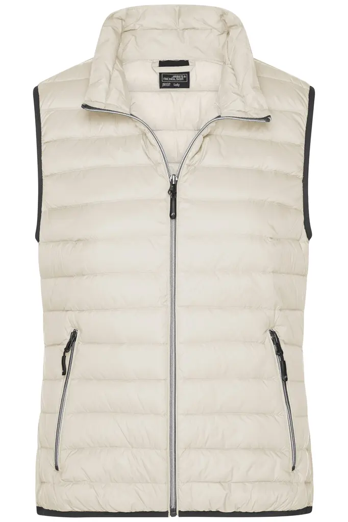 Ženski pernati prsluk JN1137 off-white/off-white S-4 Ženski pernati prsluk JN1137 off-white/off-white S-4