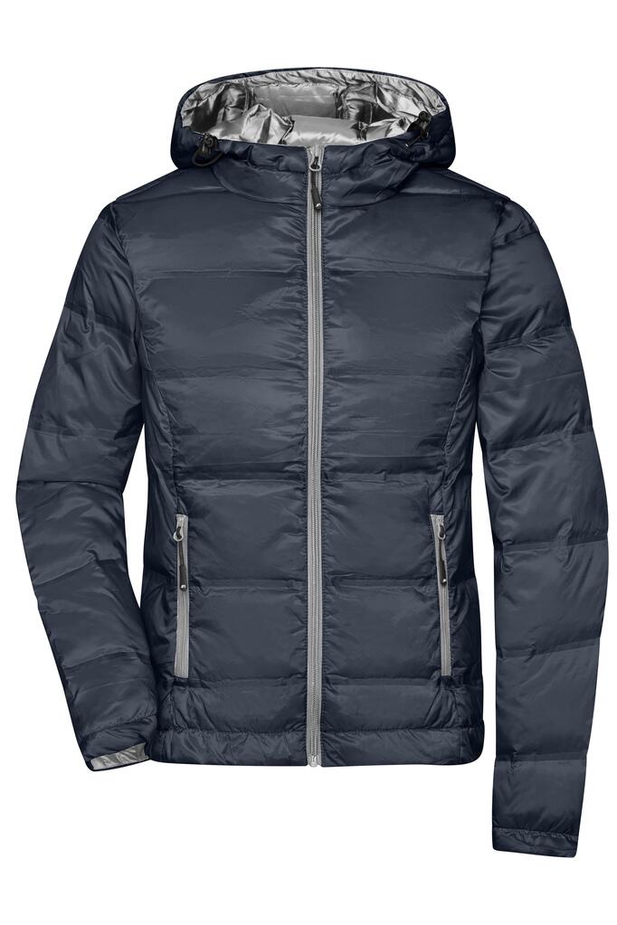 Ženska pernata jakna JN1151 navy/silver XXL-0 Ženska pernata jakna JN1151 navy/silver XXL-0