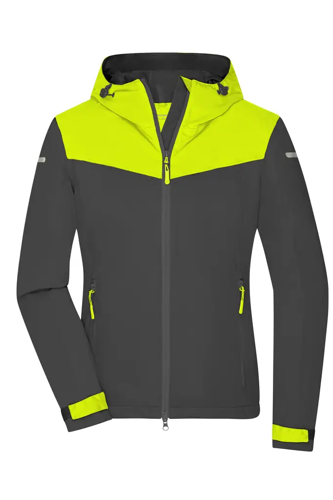 Ženska jakna JN1179 carbon/bright-yellow/carbon XS-0