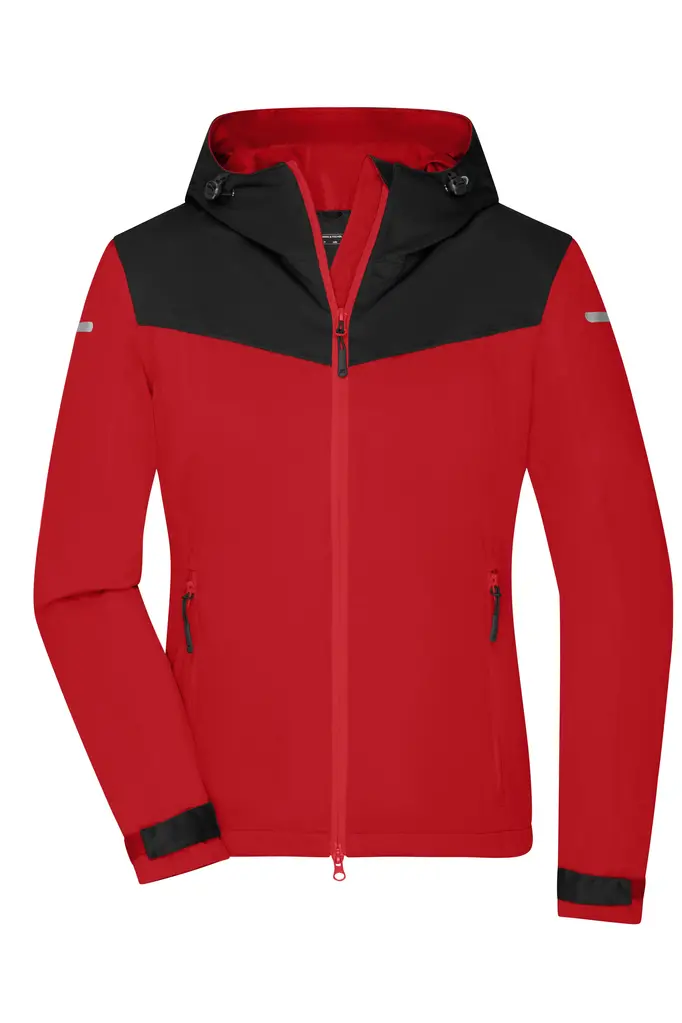 Ženska jakna JN1179 light-red/black/light-red XS-0