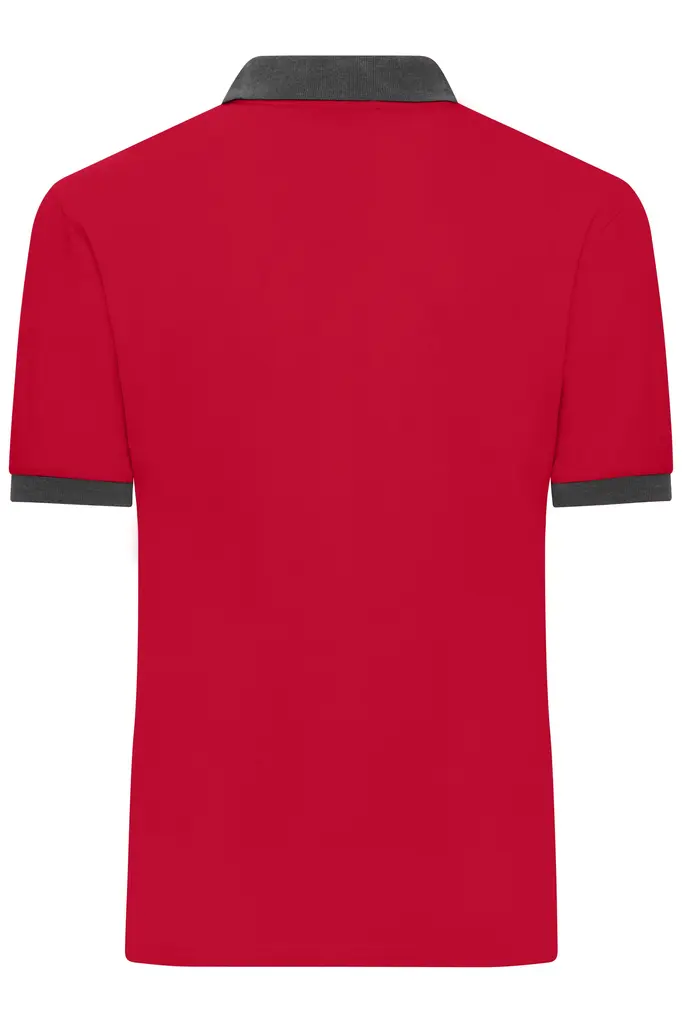 Polo majica JN1304 red/anthracite-melange S-3