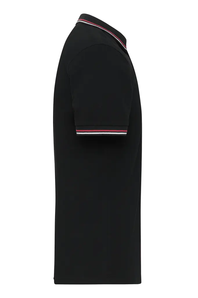 Polo majica JN1306 black/white/red S-2