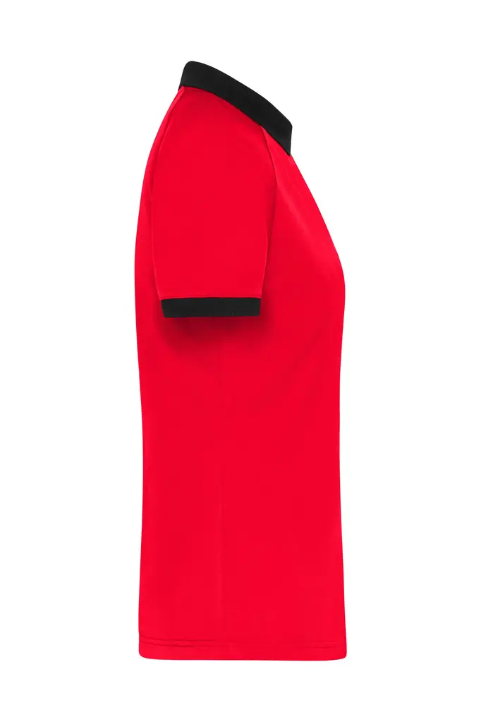 Ženska polo majica JN1307 light-red/black XS-5