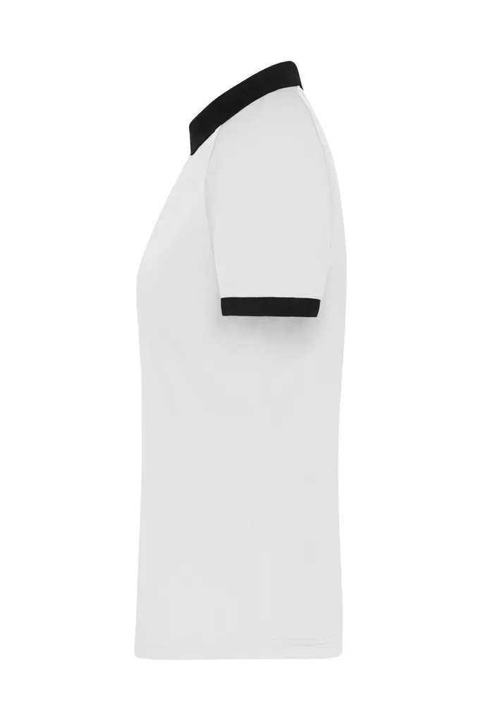 Ženska polo majica JN1307 white/black XS-4