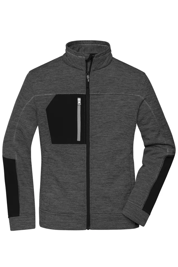 Ženski flis JN1817 black-melange/black/silver XS-0