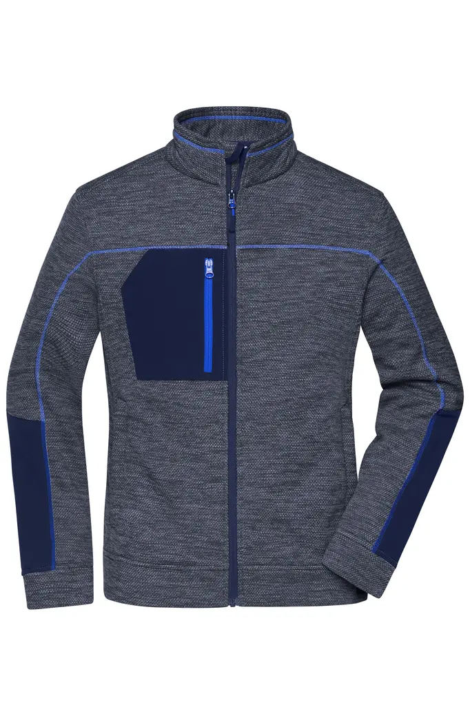 Ženski flis JN1817 navy-melange/navy/royal XS-0
