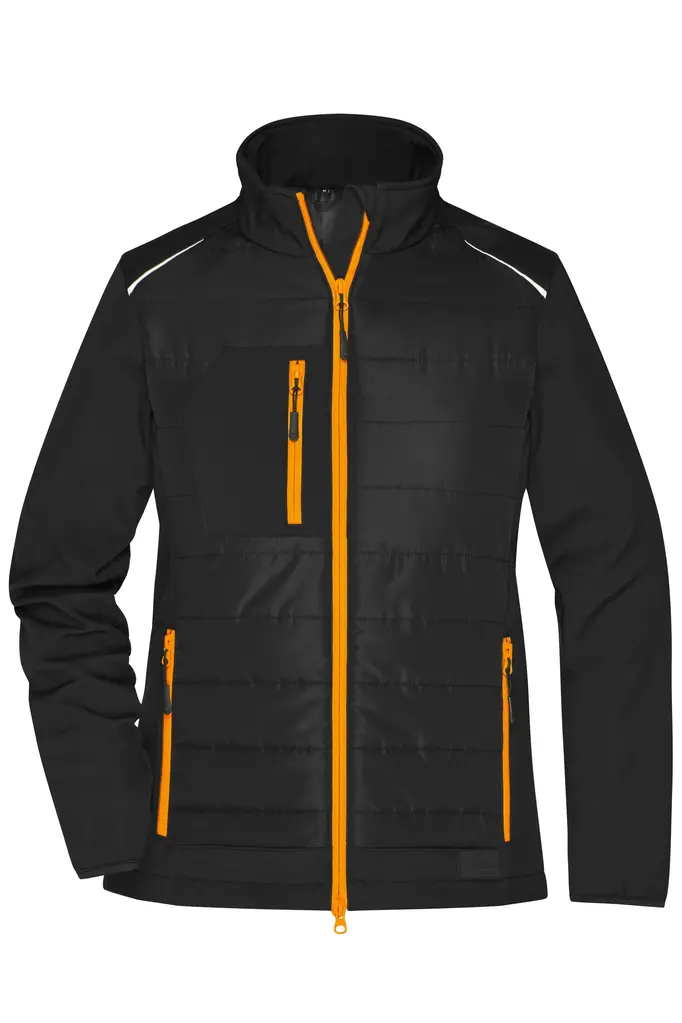 Ženska jakna JN1819 black/neon-orange XS-0