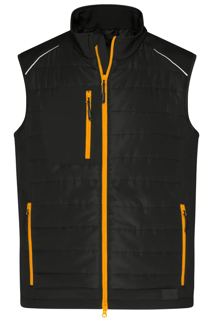 Muški prsluk JN1822 black/neon-orange XS-0