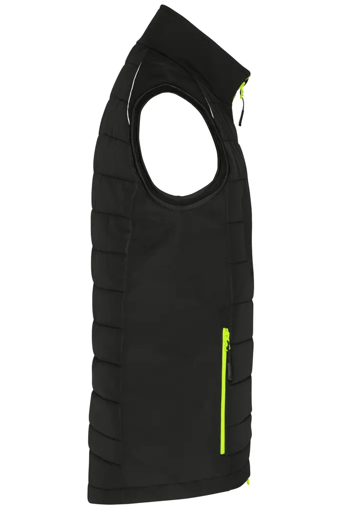 Muški prsluk JN1822 black/neon-yellow XS-5