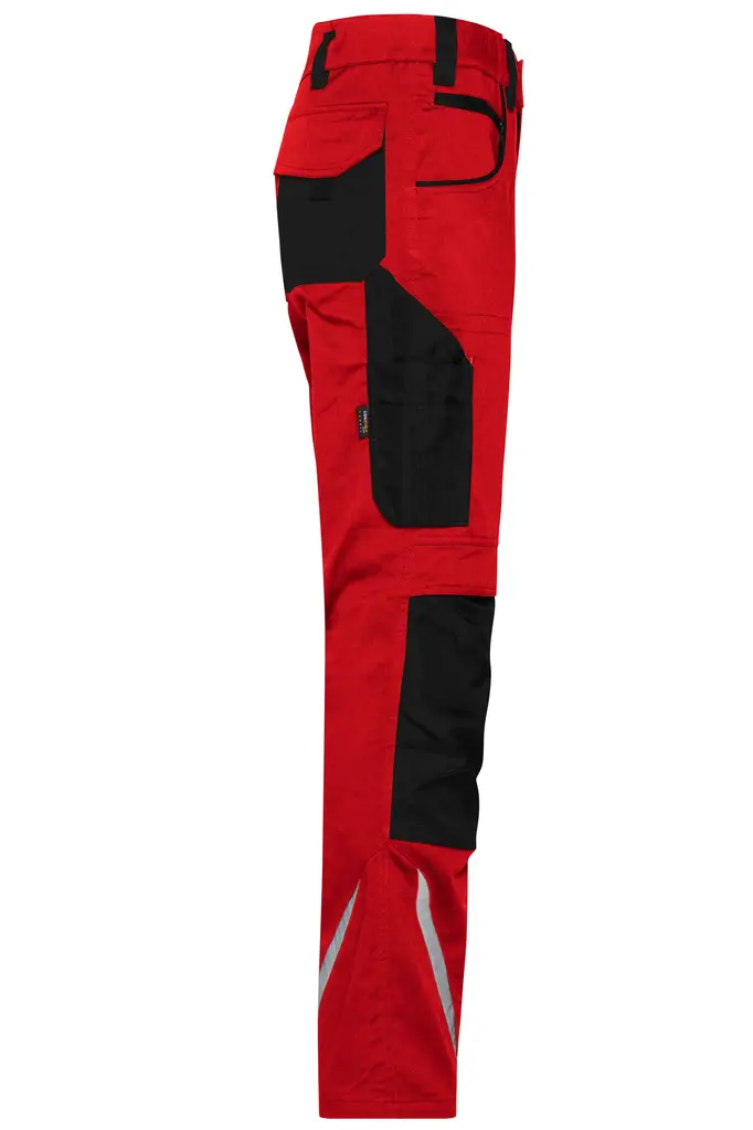 Radne slim hlače JN1832 red/black 25-5
