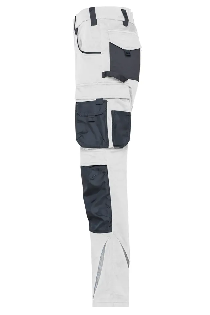 Radne slim hlače JN1832 white/carbon 25-4