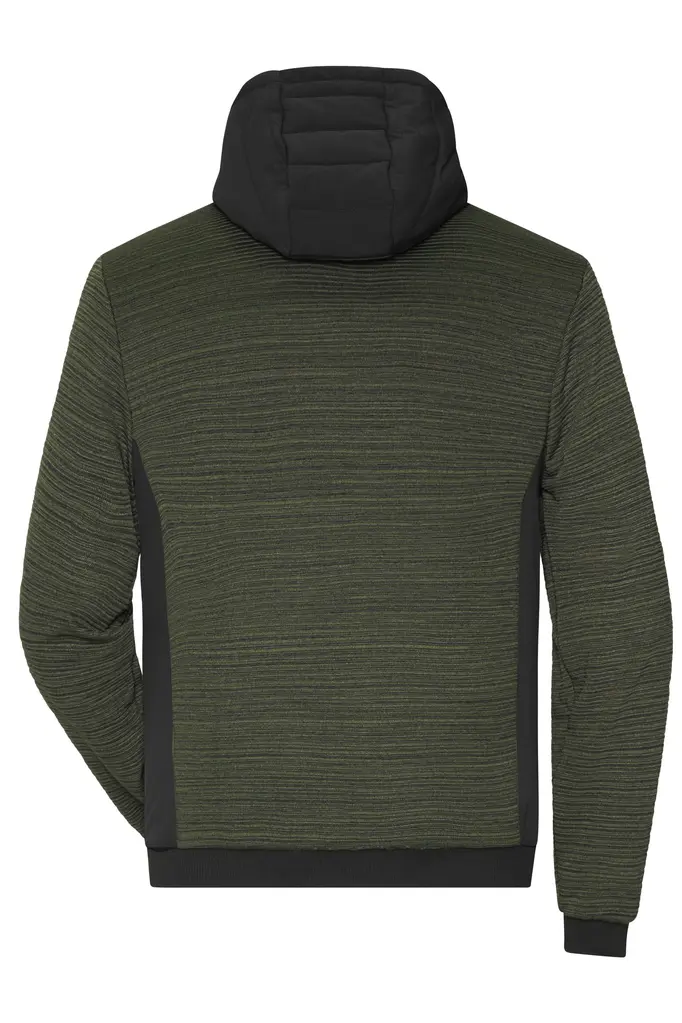 Muška jakna JN1844 olive-melange/black XS-7