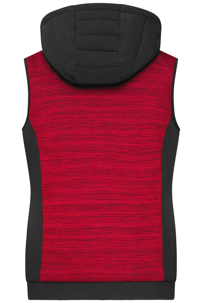 Ženski prsluk JN1847 red-melange/black XS-3