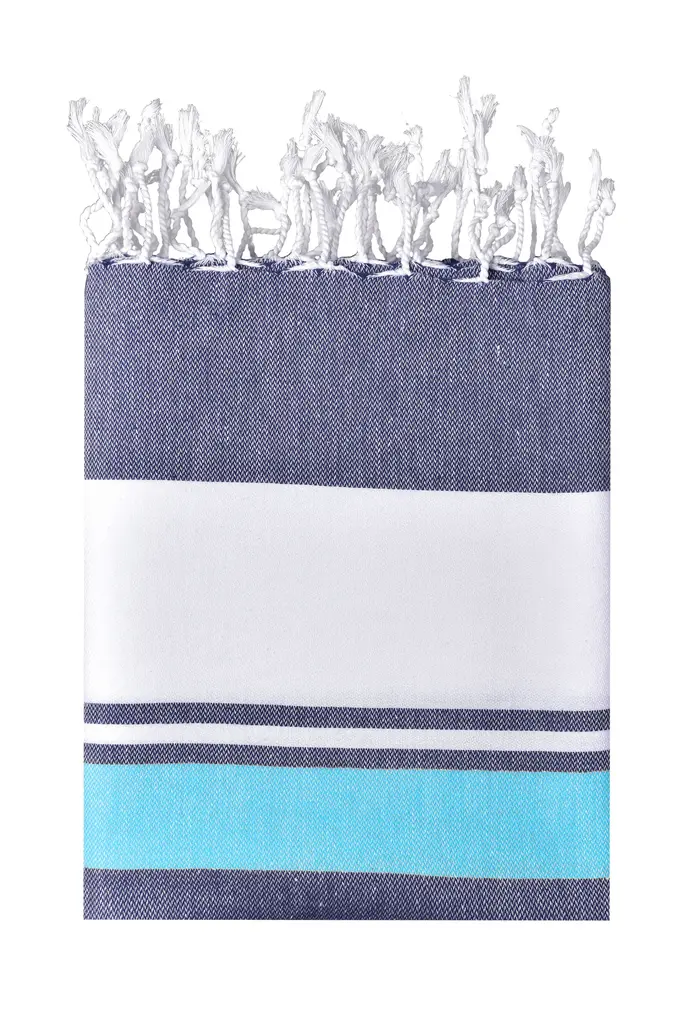 Ručnik za plažu JN1903 navy/turquoise/white one size-0