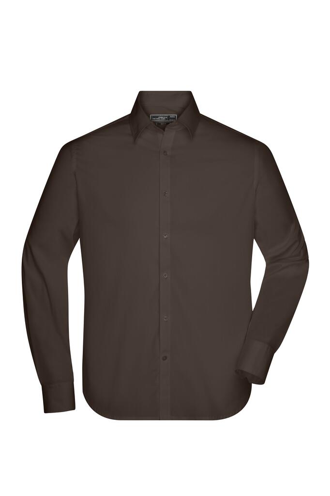 Muška slim fit košulja JN193 brown S-0