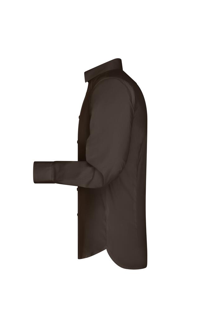 Muška slim fit košulja JN193 brown S-1