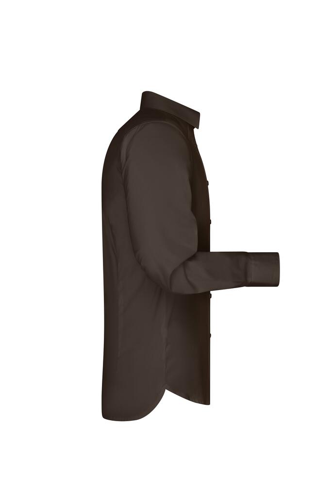 Muška slim fit košulja JN193 brown S-2