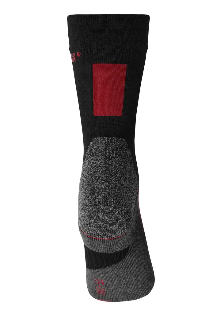 Radne čarape JN213 black/red 35-38-2