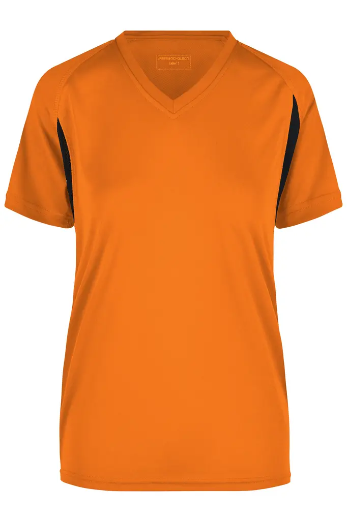 Ženska majica za trčanje JN316 orange/black XS-0