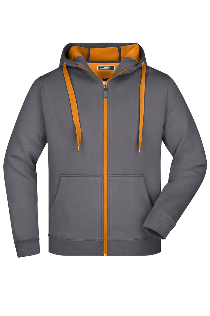 Muška jakna JN355 carbon/orange S-0