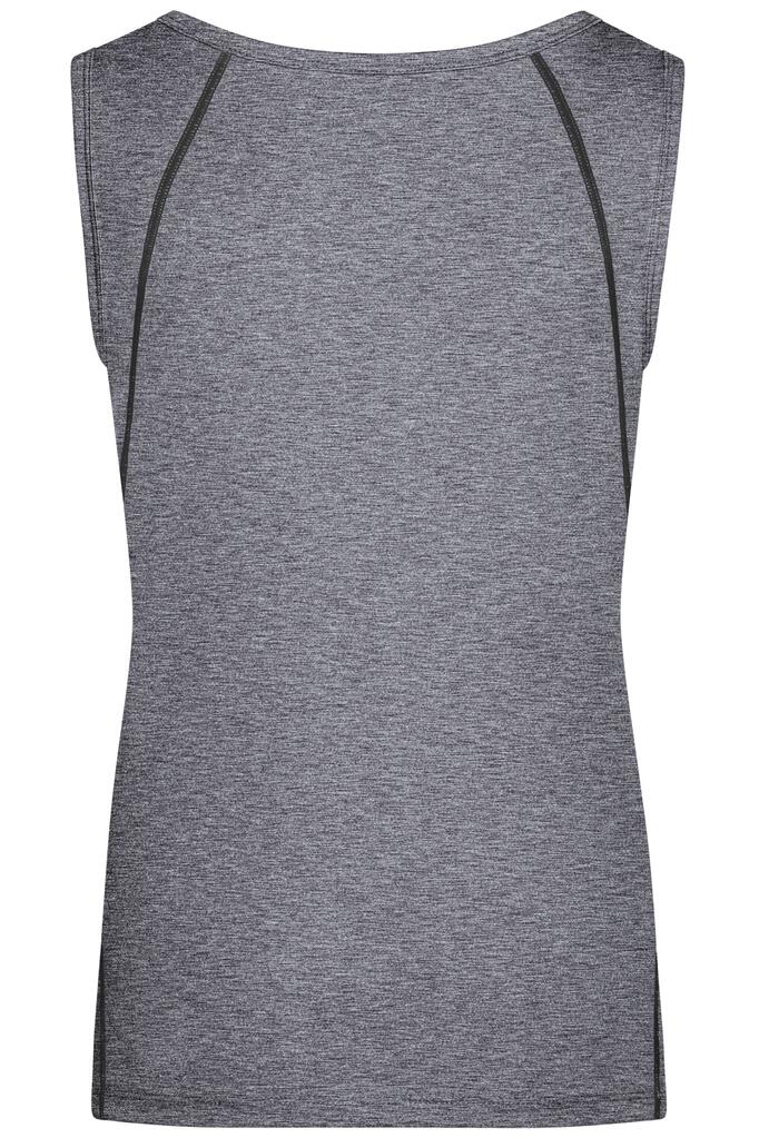 Ženska majica za trčanje JN493 black-melange/black XS-3