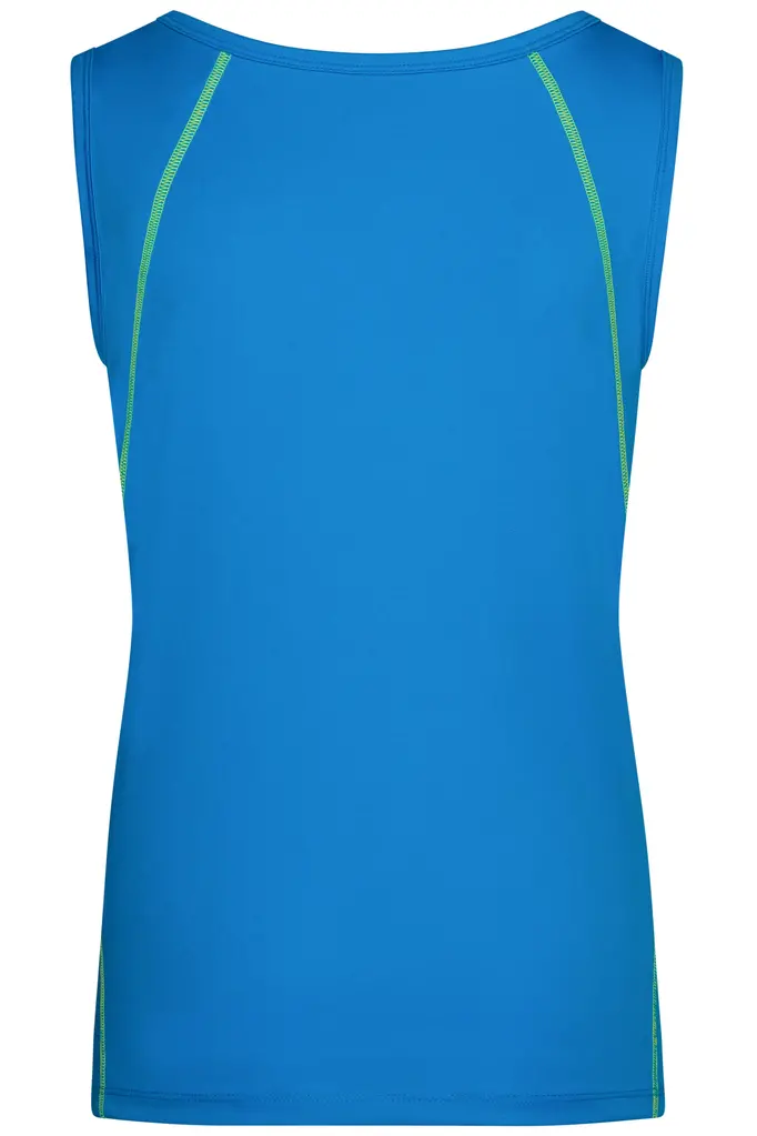 Ženska majica za trčanje JN493 bright-blue/bright-yellow XS-7