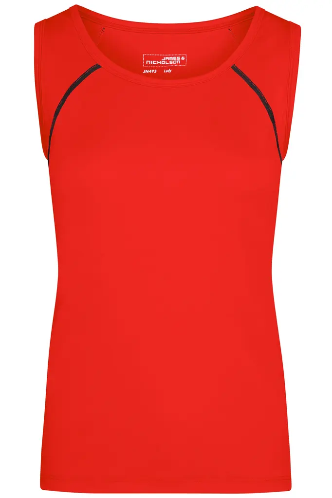 Ženska majica za trčanje JN493 bright-orange/black XS-0