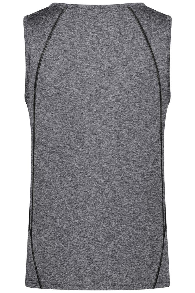 Sportska majica JN494 black-melange/black S-3