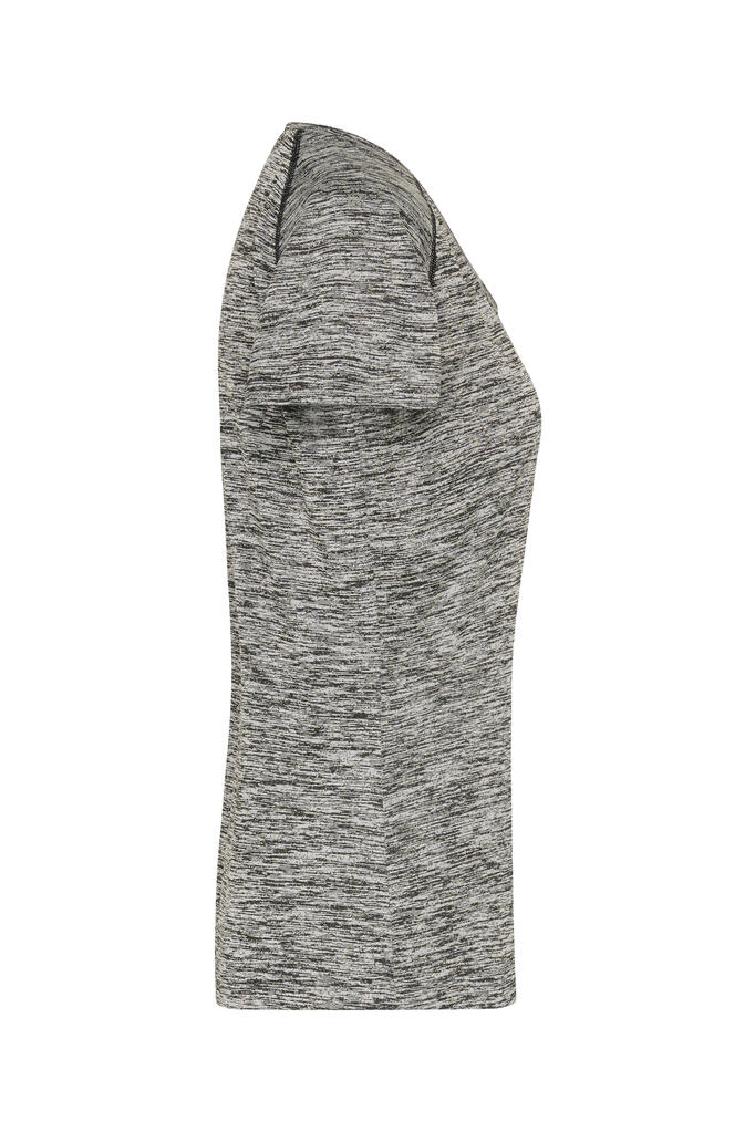 Ženska sportska majica JN495 black-melange/black XS-2 Ženska sportska majica JN495 black-melange/black XS-2