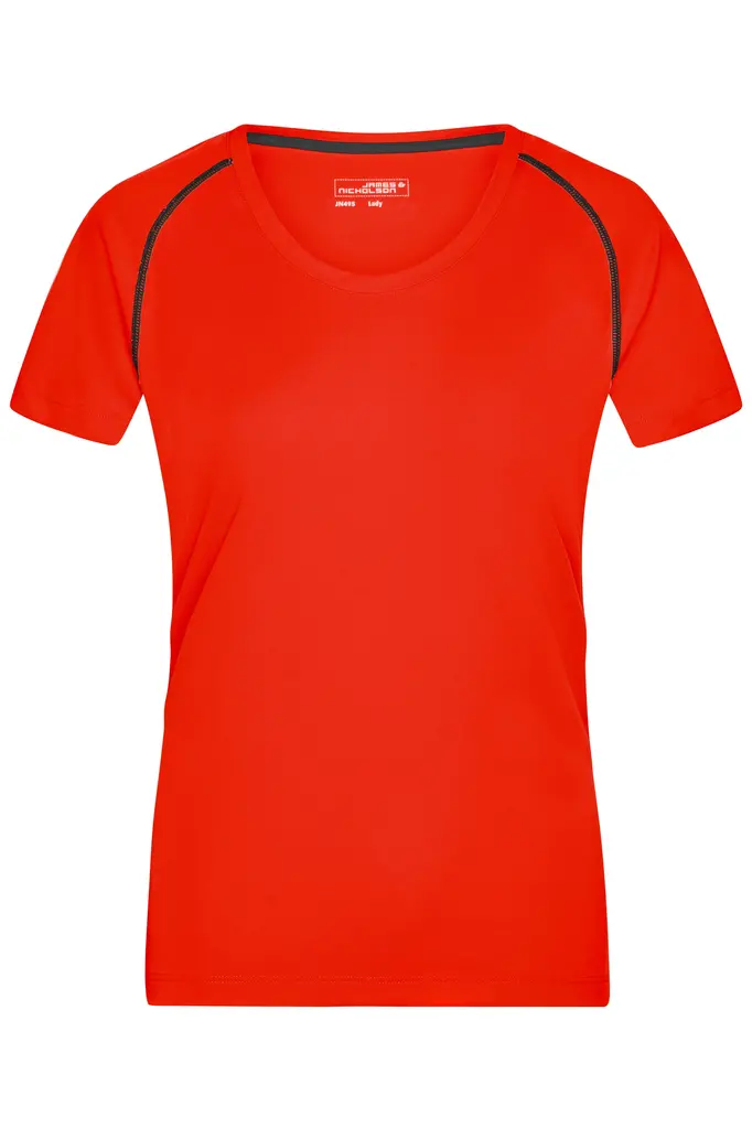 Ženska sportska majica JN495 bright-orange/black XS-0