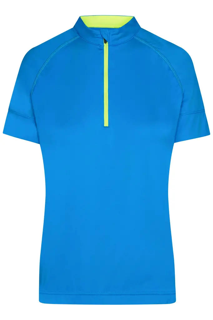 Ženska biciklistička majica JN513 bright-blue/bright-yellow L-0