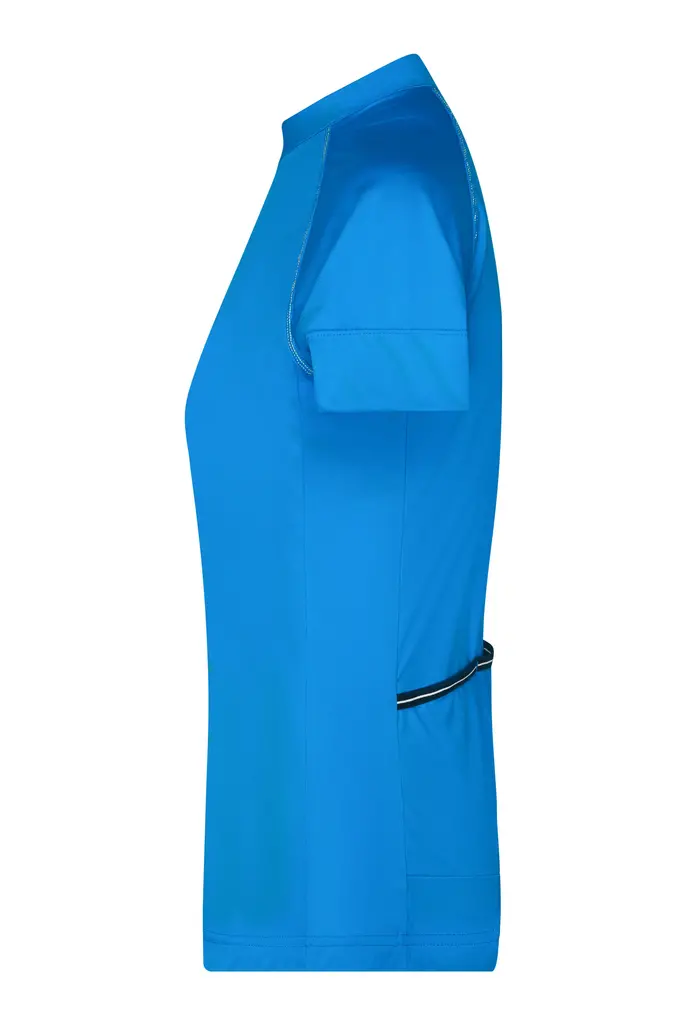 Ženska biciklistička majica JN513 bright-blue/bright-yellow L-1
