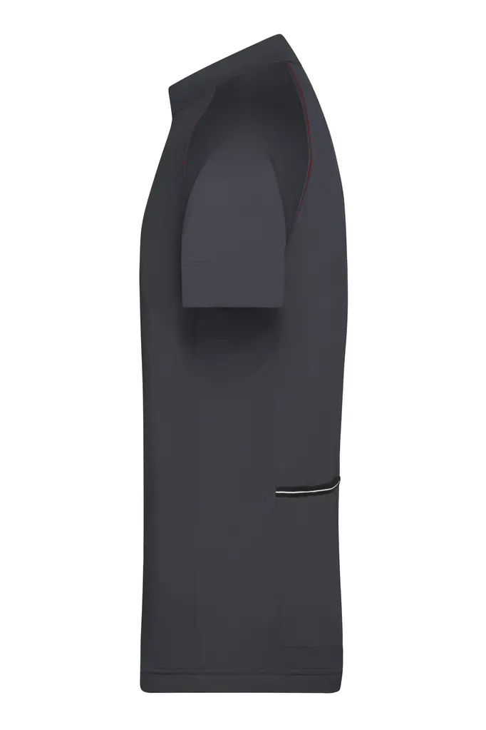 Muška biciklistička majica JN514 titan/tomato M-1