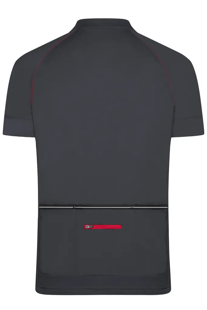 Muška biciklistička majica JN514 titan/tomato M-3