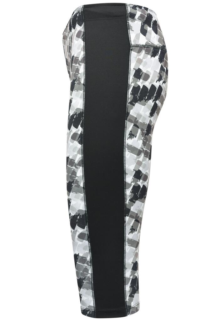 Ženske tajice JN529 black-printed/black XS-1