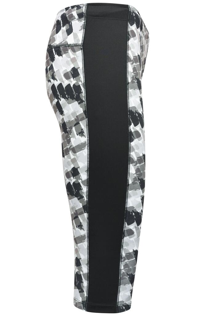 Ženske tajice JN529 black-printed/black XS-2